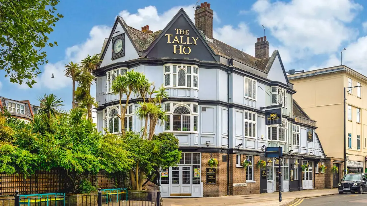 The Tally Ho pub in North Finchley, N12